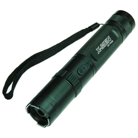 Police Force Tactical Stun Gun Flashlight Black 9.2M (910 Type)