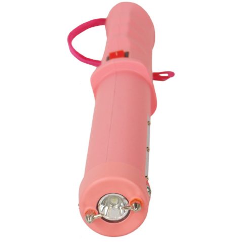 Rechargeable Stun Gun Baton Pink 12M (mini809 Type)