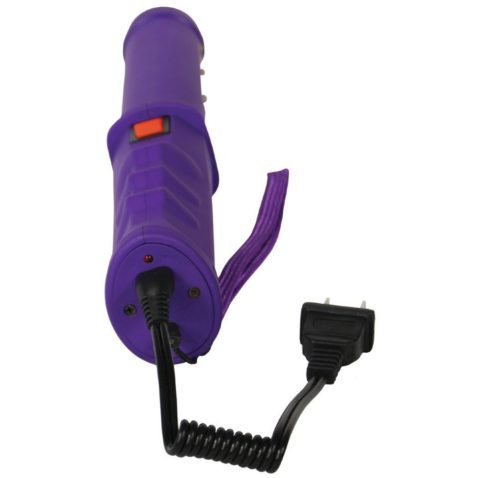 Rechargeable Stun Gun Baton Purple 12M (mini809 Type)