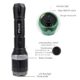 Police Adjustable Focus LED Metal Flashlight Rechargeable Stun Gun