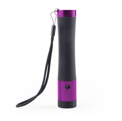 Stun Gun Flashlight Purple - 200 Lm