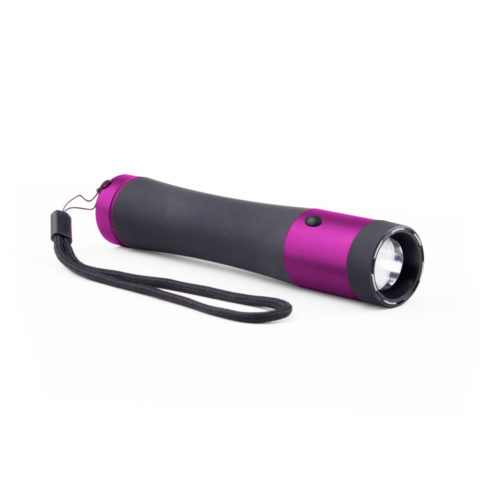 Stun Gun Flashlight Purple - 200 Lm