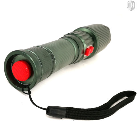 Portable Electric Shock Stick Self-Defense Stun Gun Riot Flashlight