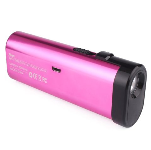 Self Defense USB Rechargeable Stun Gun LED Flashlight Functions