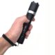 Police Aluminum 3 Modes Adjustable Focus Flashlight Stun Gun Rechargeable